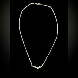 Swarovski Crystal Necklace Silver